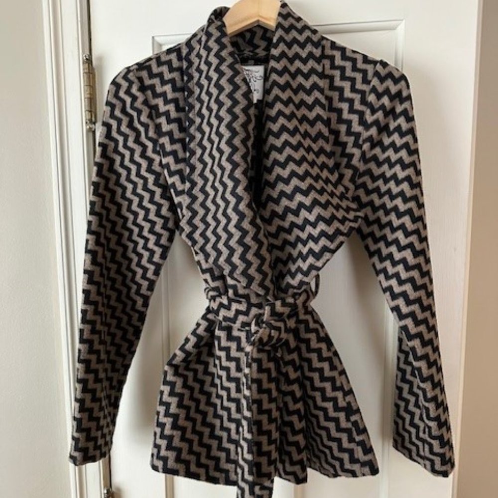 Shawl Collar Sweater Wrap